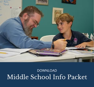 Middle School Teacher & Student