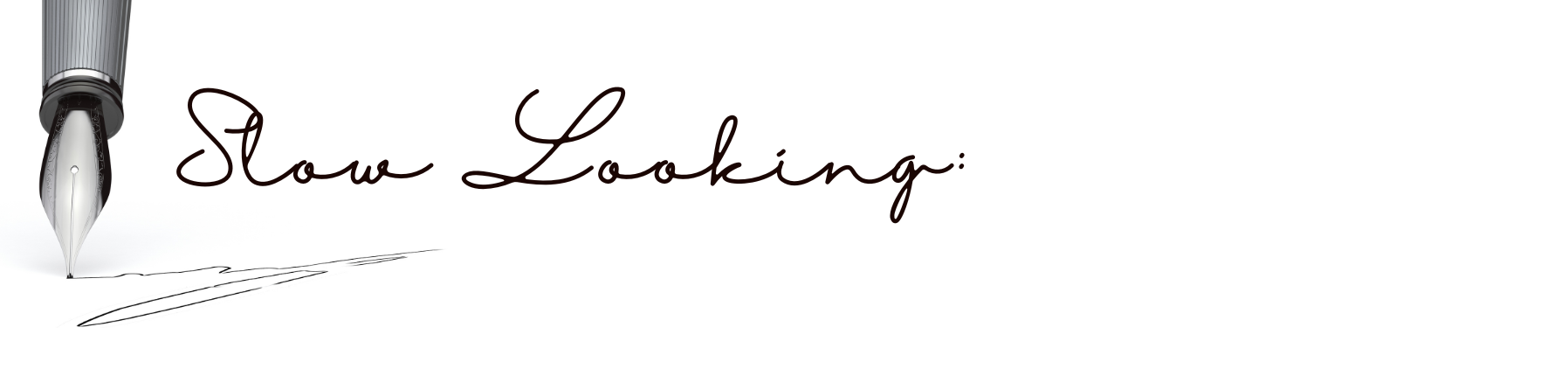 Slow Looking Blog Header