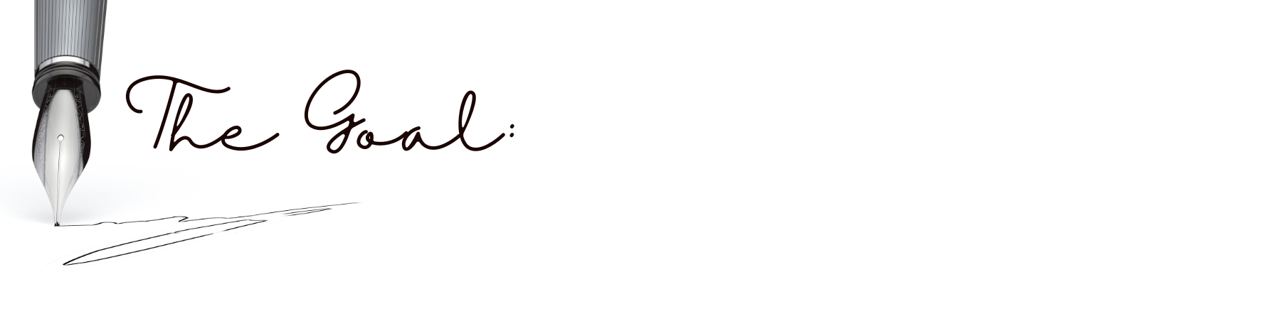The Goal Blog Header