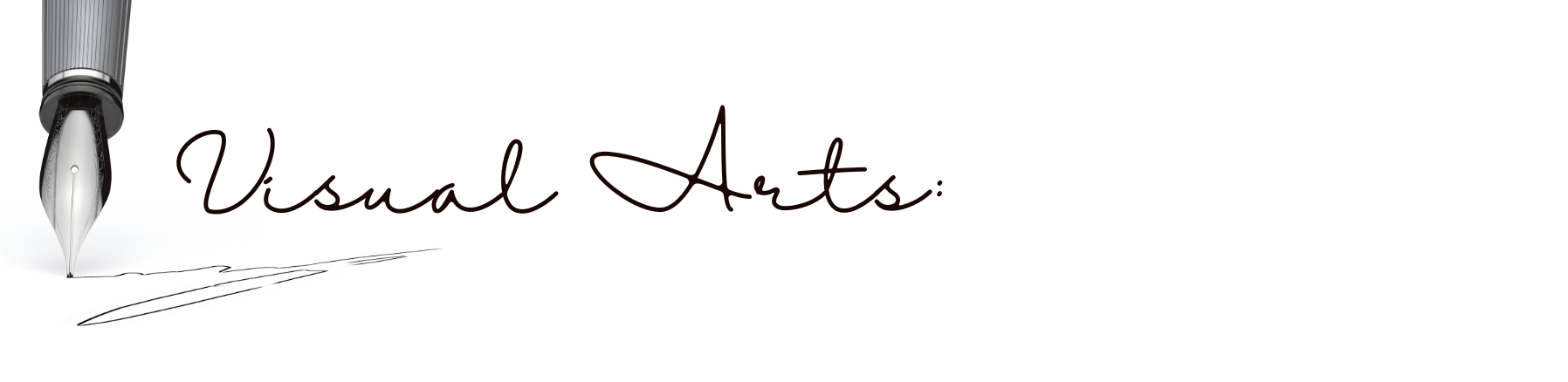 Visual Arts Blog Heading