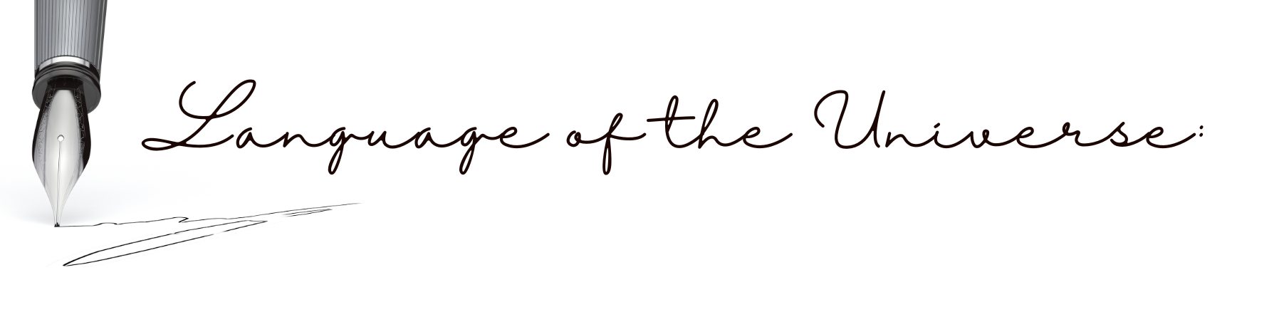 Language of the Universe Blog Header