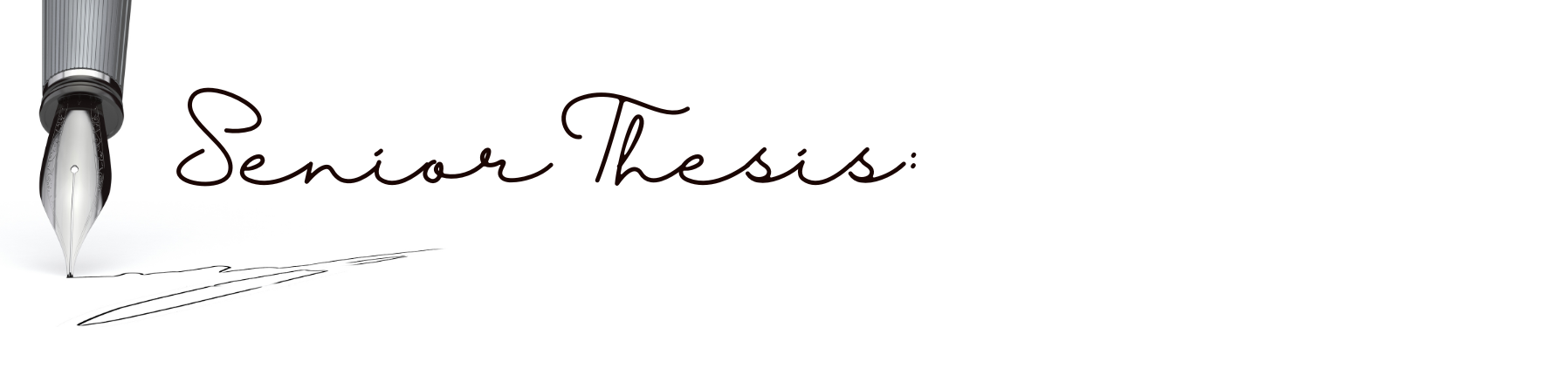 Senior Thesis Blog Header