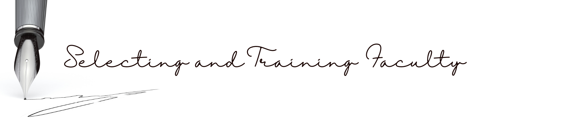 Selecting and Training Faculty Blog Header