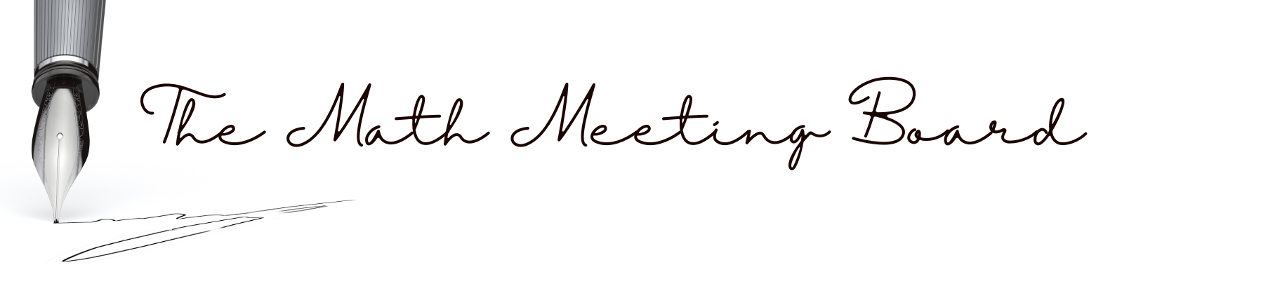 The Math Meeting Board  |  Blog Heading