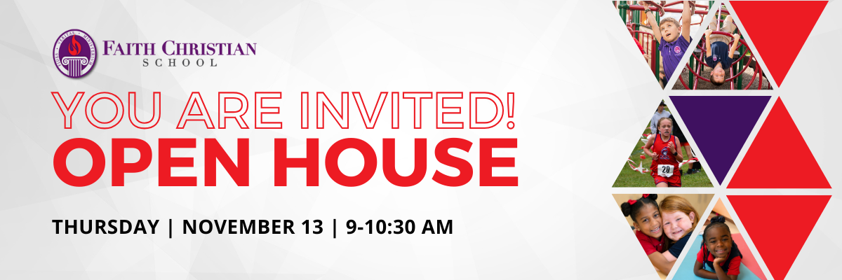 You Are Invited | Open House - November 13