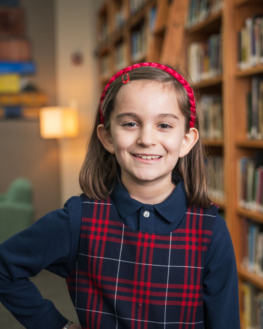 Lower School Library Student