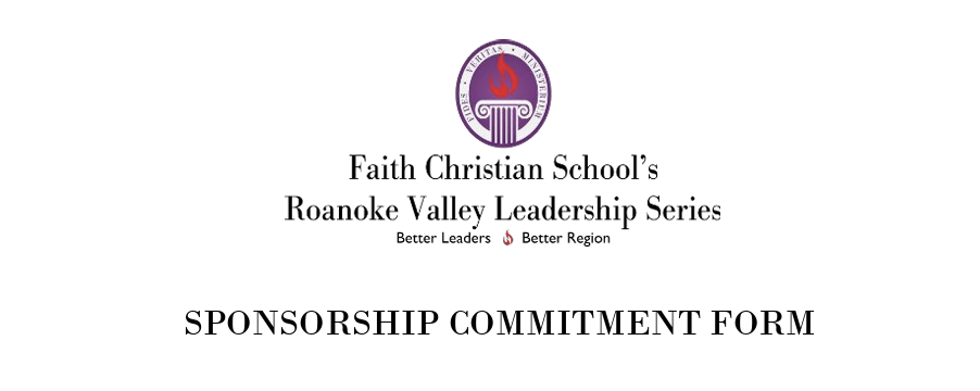 Sponsorship Commitment Form